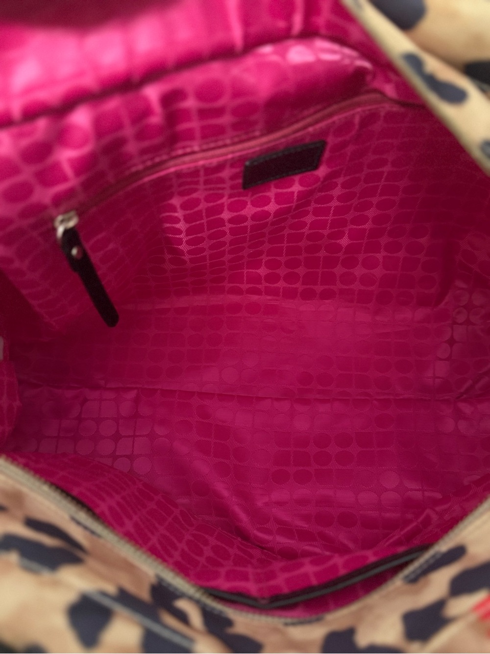 Kate Spade Stevie Pop Art Leopard Satchel EUC - Picture 9 of 13